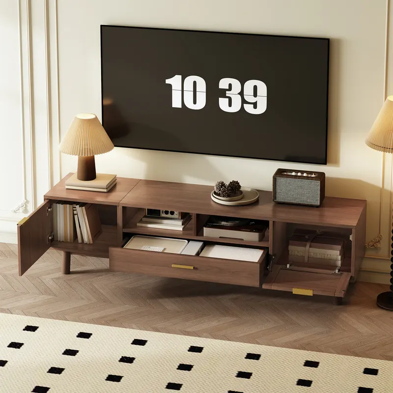 Wood Fashionable TV Stand for 75 TVs — photo 3