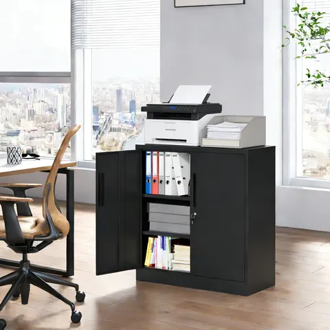 Metal Storage Cabinet with Lock