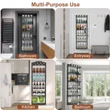 Black-white Options -- 1Pc Over the Door Pantry Organizer 6-Tier — photo 7