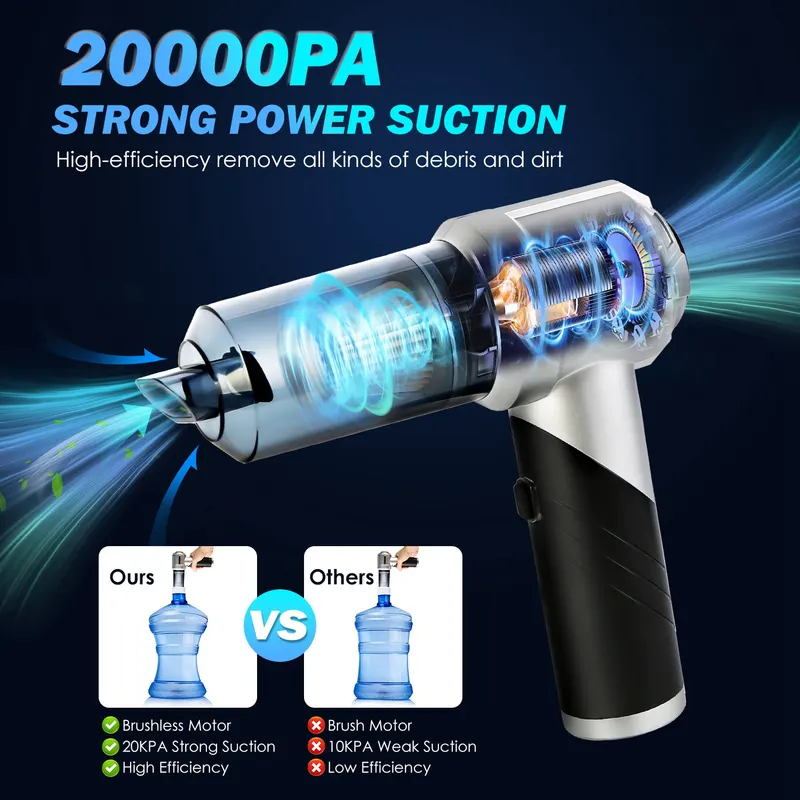 Cordless Car Vacuum Cleaner Portable Handheld Vacuum — photo 7