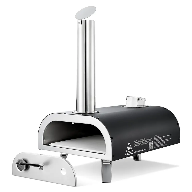 12' Outdoor Pizza Oven Portable Wood Pellet Pizza Oven Iron — photo 2