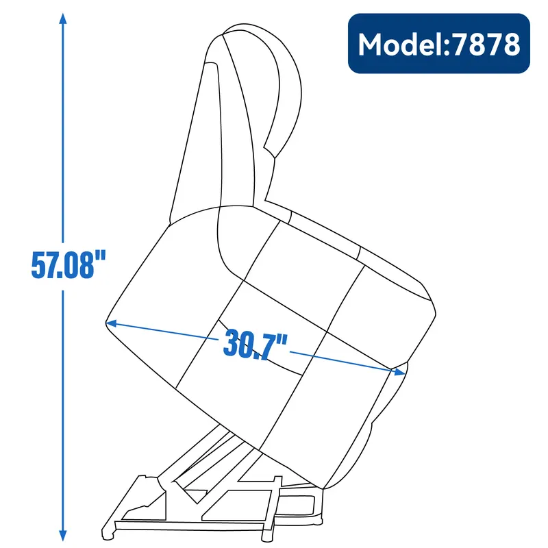 Power Lift Recliner Chair Heat Massage Dual Motor Infinite β photo 7