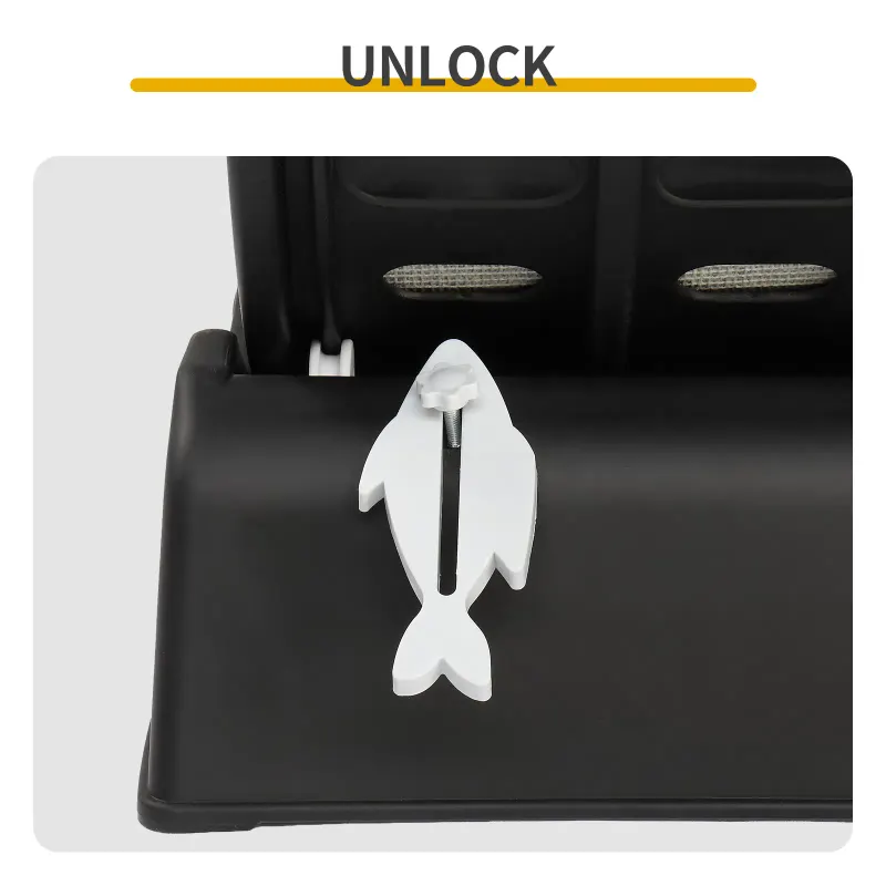 80*34*86CM Black PP Track Connector Assembly — photo 5