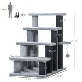 Cat Tree — Cat Tower Cat Stair Steps with Scratching Post — photo 3