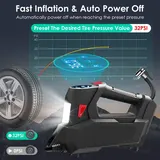 Portable Tire Inflator 120 PSI Maximum 90W Powered Tire — photo 3