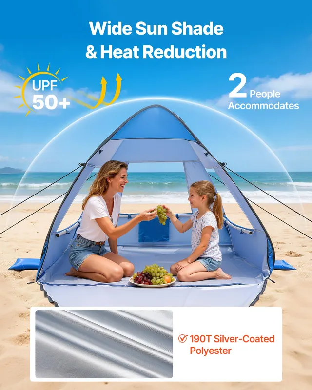 Beach Tent Sun Shelter for 2 Person — photo 5