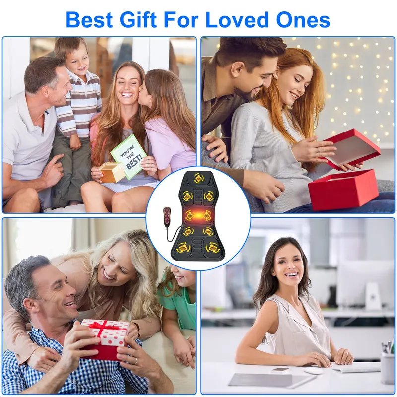 Full Body Massage Chair Pad with Heat Multifunctional Back β photo 5