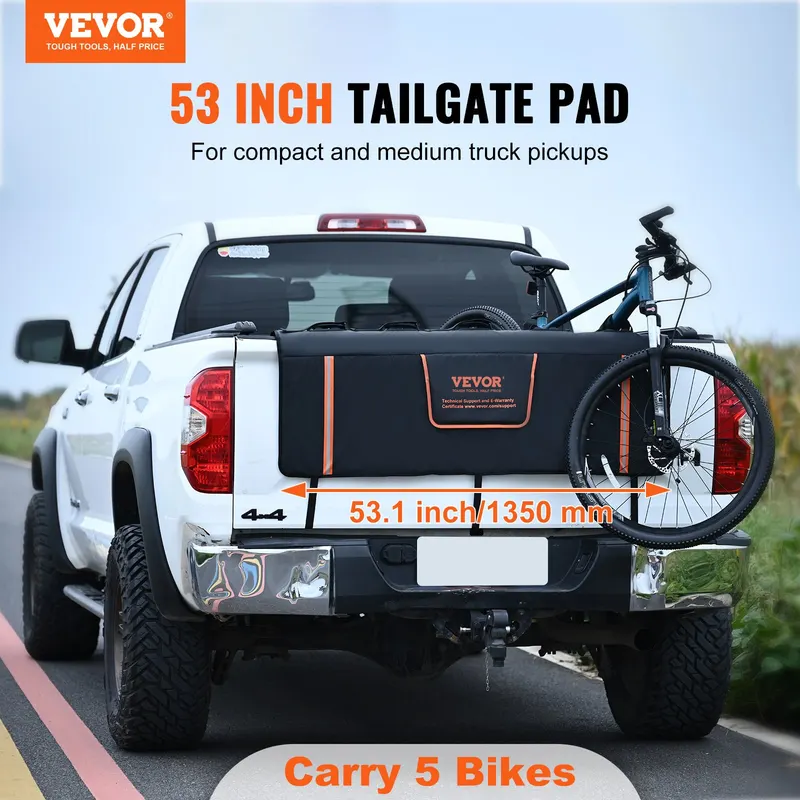 Tailgate Bike Pad — 53" Truck Tailgate Pad Carry 5 Mountain — photo 3