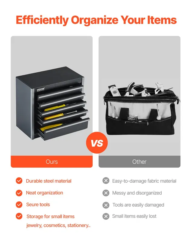 Metal Tool Box — 8.6-inch — photo 2