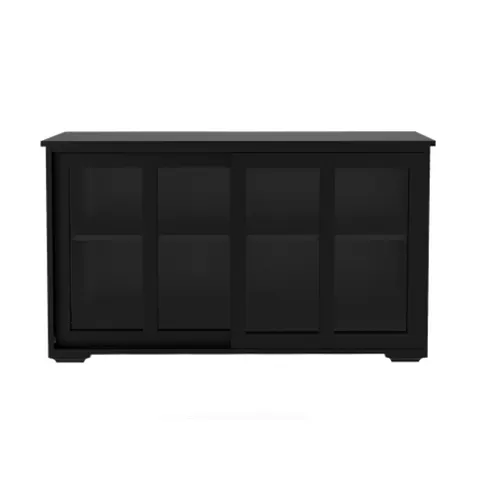Kitchen Storage Cabinet with Glass Door