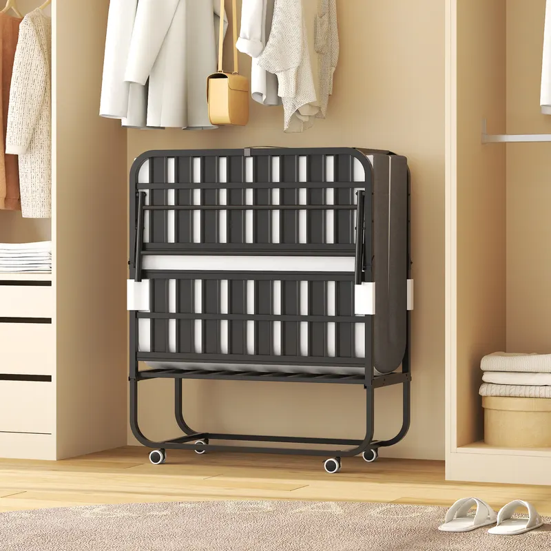 Folding Bed with Adjustable Headboard — photo 3