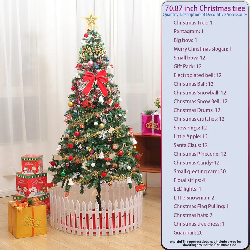 6ft Artificial Christmas Tree with LED Energy-saving Lights — photo 3