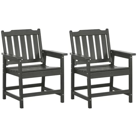 2 Piece All-weather Patio Chairs