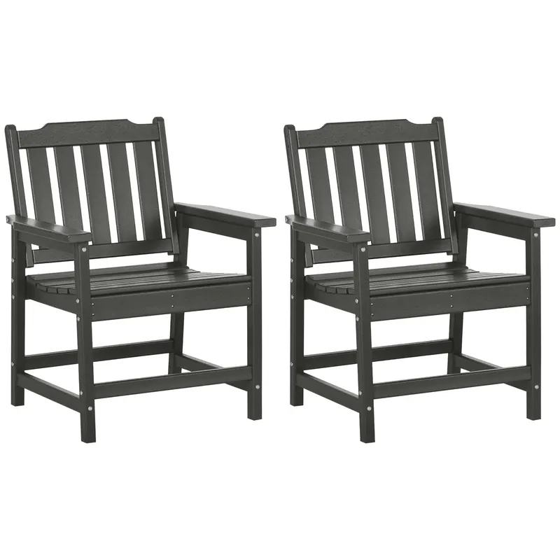 2 Piece All-weather Patio Chairs