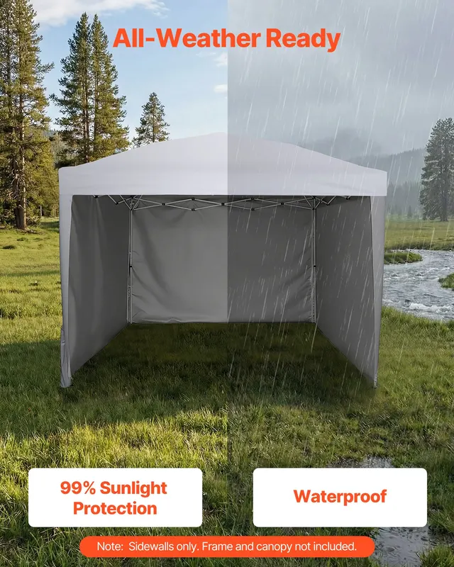 Canopy Sidewalls — Fit for 10 Ft Pop Up Canopy Tent — photo 3