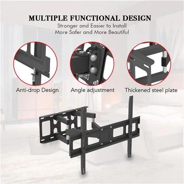 32-70 Inch Double Swing Large Base TV Stand β photo 5
