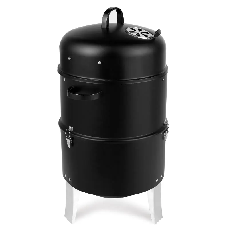 Vertical Steel Charcoal Smoker — photo 6