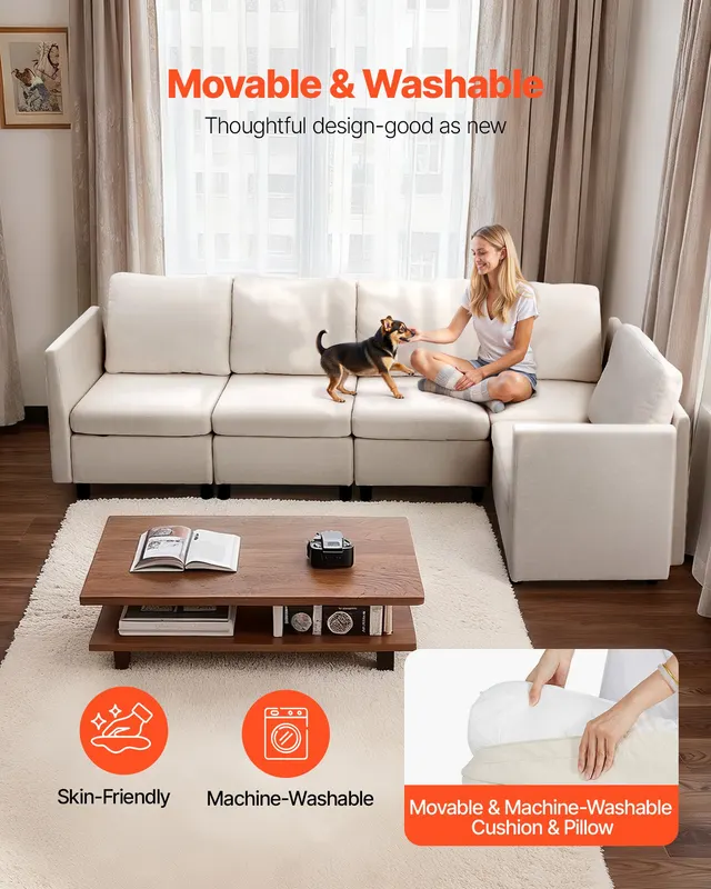 Modular Sectional Sofa — Modern 5-Seater Modular Sofa — photo 4