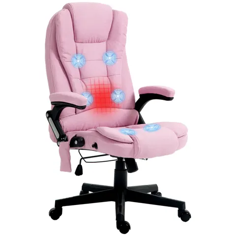 6 Point Vibrating Massage Office Chair with Heat