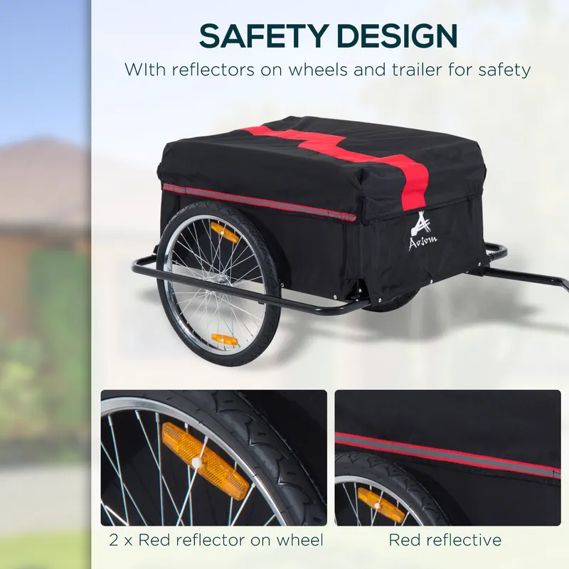 Bicycle Cargo Trailer β Two-wheel Bike Luggage Wagon Trailer β photo 3