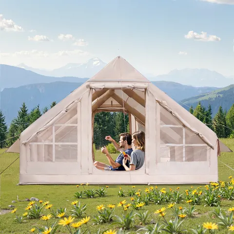 Inflatable Tent for Camping 5-8 Person Glamping Tent with Pump