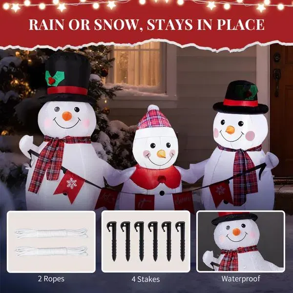 6.2FT Lighted Christmas Inflatable Decoration — photo 7