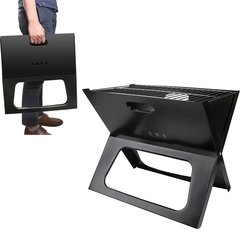 Portable BBQ Barbecue Grill Foldable Charcoal Grill Camping β photo 7