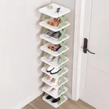 9Tier Narrow Entryway Shoe Rack for Entrydoor Plastic Vertical — photo 8