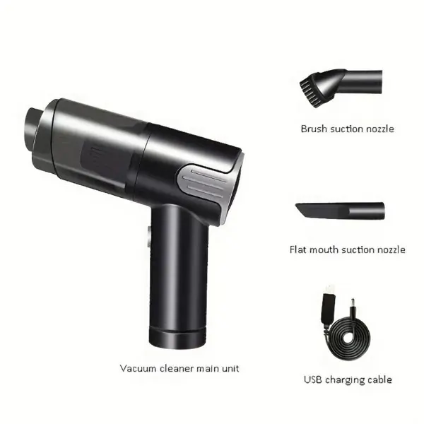 Wireless-silver Car Vacuum Cleaner Wireless Usb Charging Car — photo 4