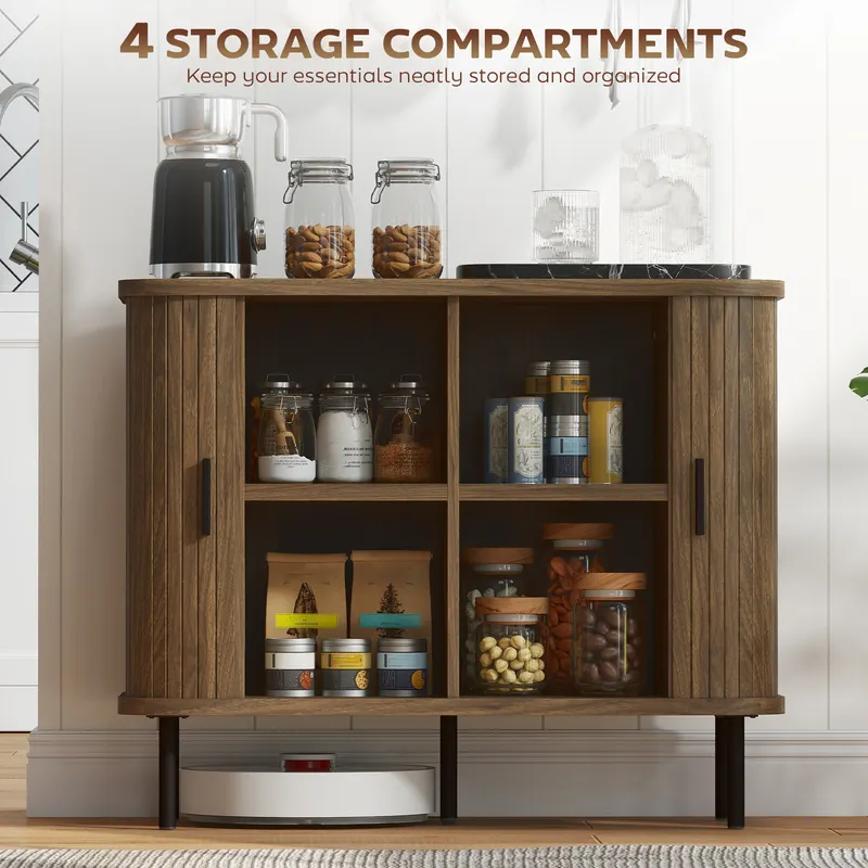 35.4" Sideboard Buffet Cabinet with Storage — photo 8