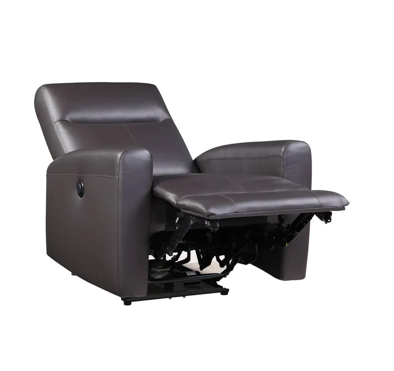 Blane Brown Top Grain Leather Match Power Motion Recliner β photo 3