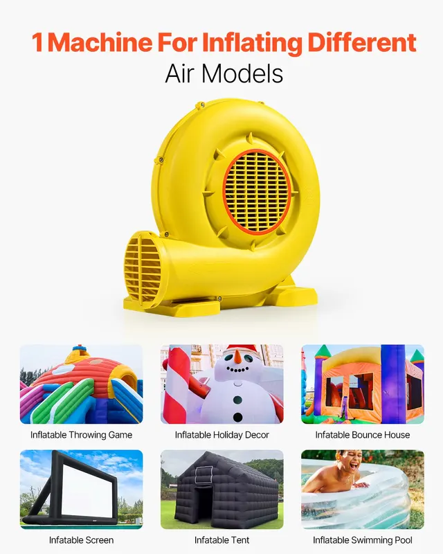 Inflatable Bounce House Blower 0.5&0.6HP 450W for Commercial — photo 6