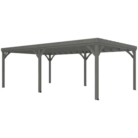 Outdoor Wooden Pergola β Grape Vine Gazebo with Concrete Anchors