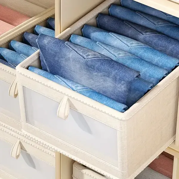 Foldable Clothes Storage Box with Viewing Window — photo 7