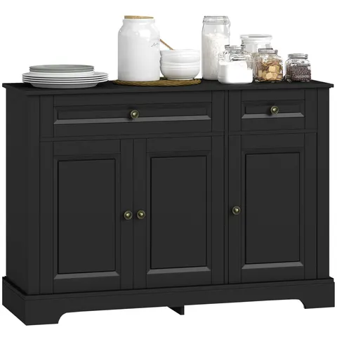 Sideboard Buffet Cabinet — Modern Accent Cabinet with 2 Drawers