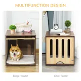 Furniture Style Dog Crate End Table with Removable Door Panel — photo 7