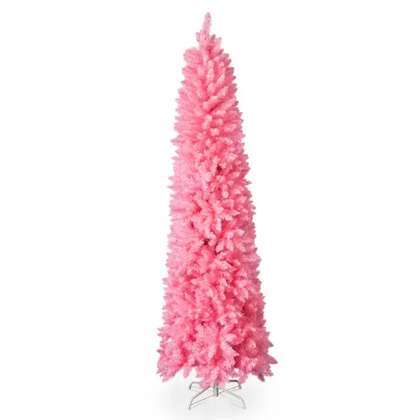 7.5 FT Hinged Christmas Tree β Artificial Pencil Christmas Tree β photo 4