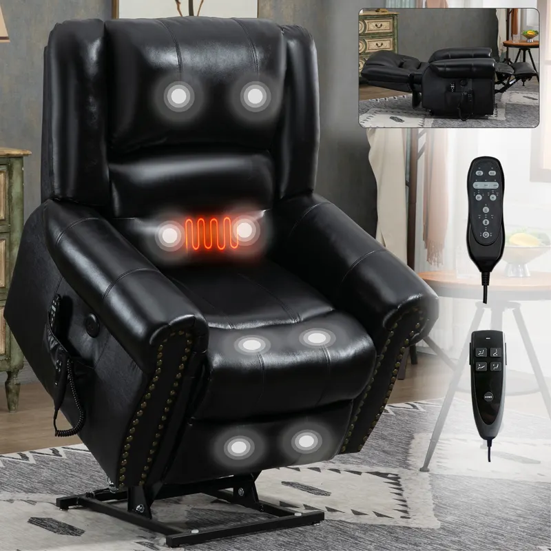 Power Lift Recliner Chair Heat Massage Dual Motor Infinite β photo 8