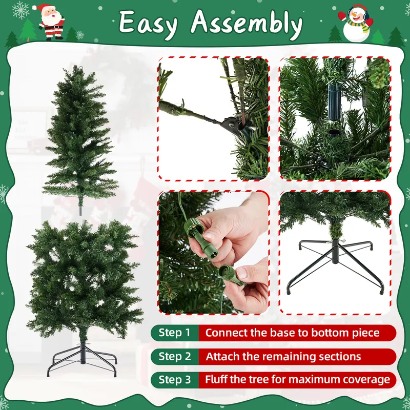 Pencil Christmas Tree β Prelighted Artificial Slim Christmas β photo 4
