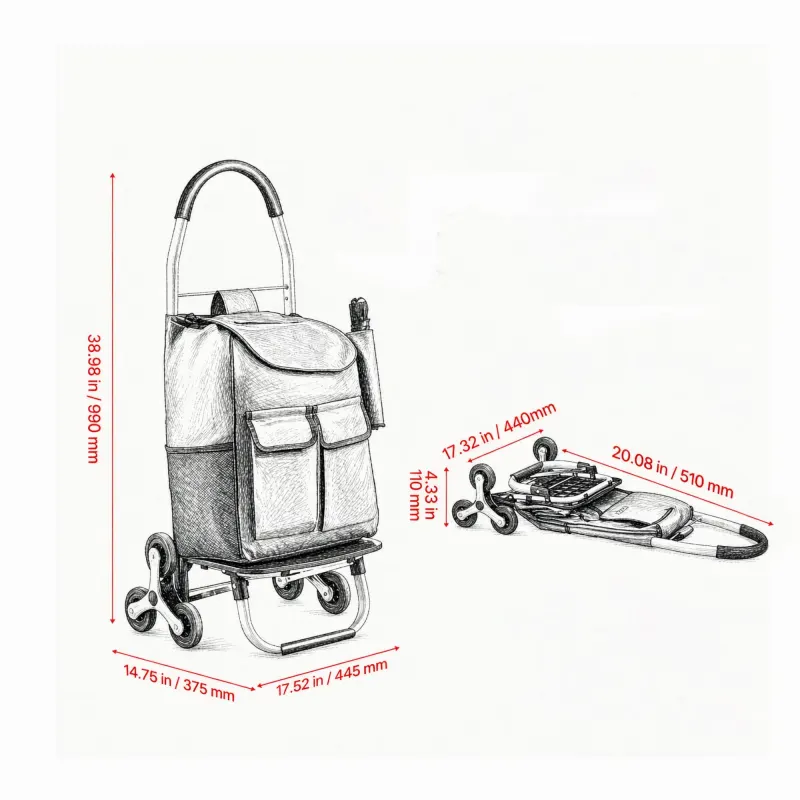 36L Folding Stair Climber Trolley — photo 4