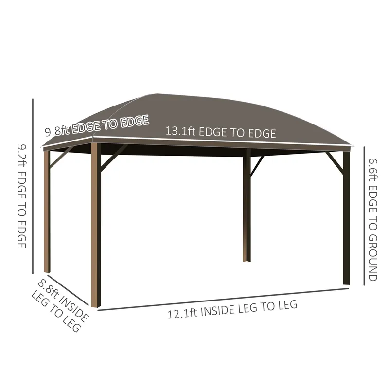 Hardtop Gazebo with Curtains β Netting β photo 6