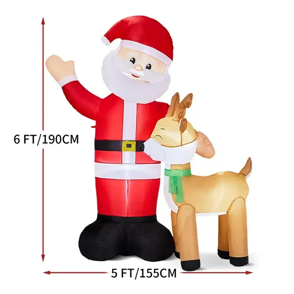 6.3FT Lighted Christmas Inflatable Decoration — photo 3