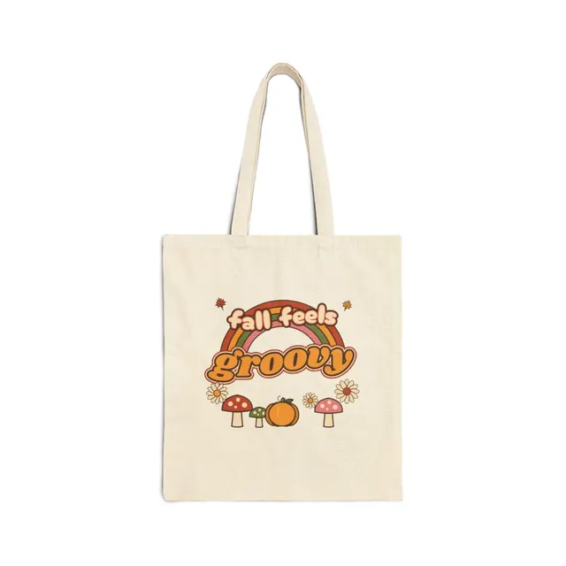 Fall Feels Groovy Tote Bag
