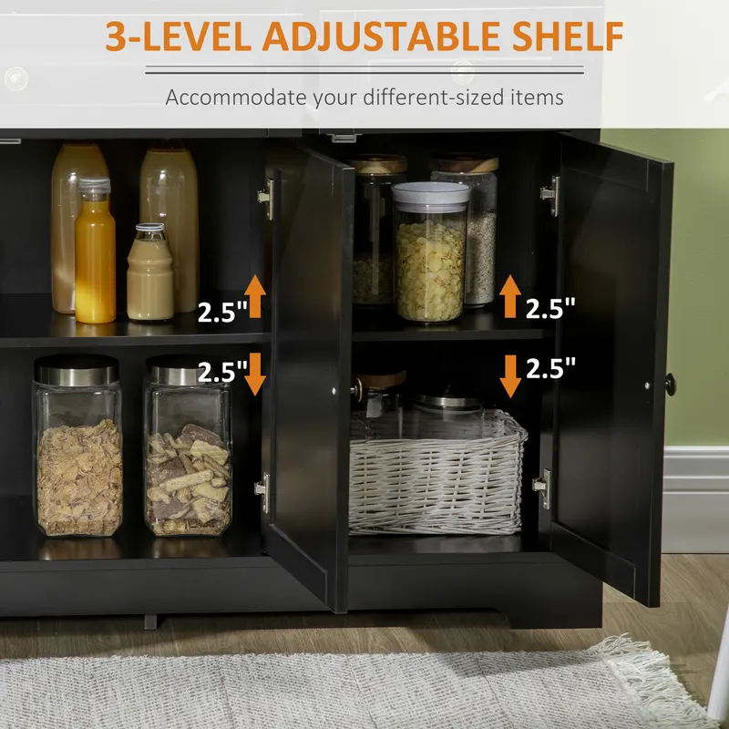 Sideboard Buffet Cabinet — Modern Accent Cabinet with 2 Drawers — photo 4