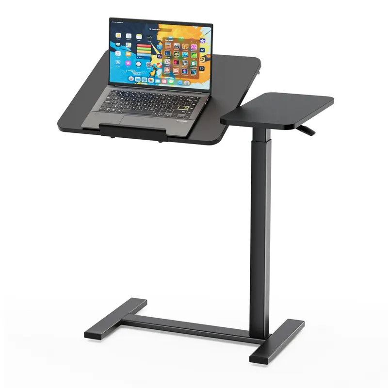 Adjustable Overbed Table with Wheels