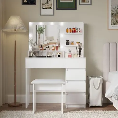 Vanity β Makeup Vanity Desk Set with Mirror & Light