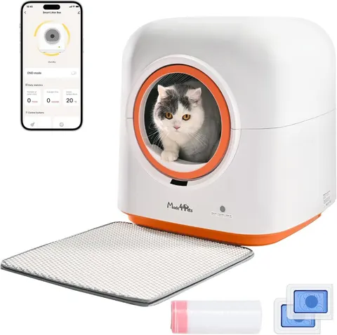 60L Automatic Cat Litter Box β Smart App Control