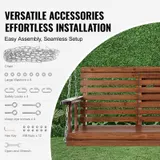 Wooden Porch Swing 5 Ft — Patio Bench Swing for Courtyard — photo 5