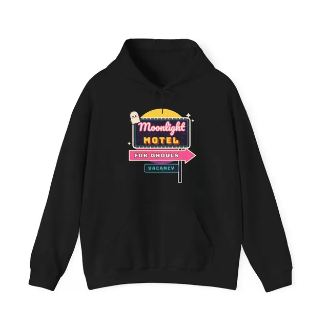 Moonlight Motel For Ghouls Hoodie