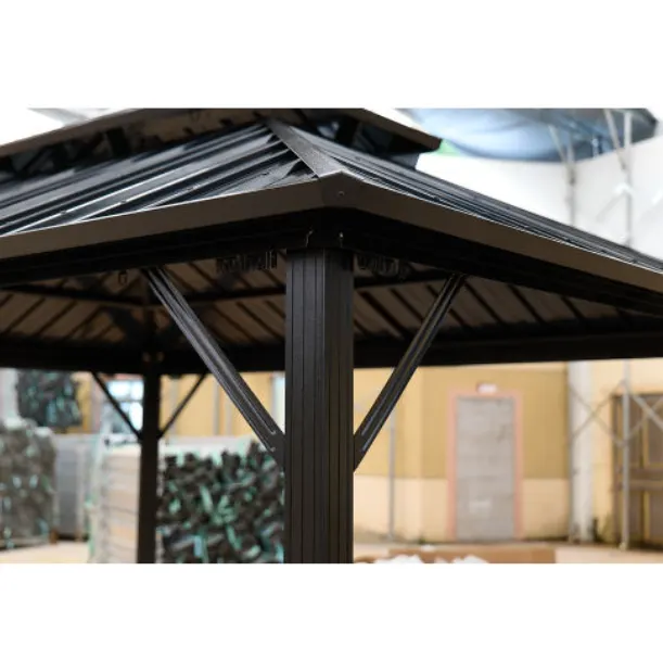 Color Steel Tile Double-roof Pavilion Gazebo — photo 2